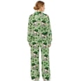 thumbnail image 6 of Renewold St. Patrick's Day Outfits Sweatsuits Women 2 Piece Lounge Sets Women's Activewear Workout Pants and Long Sleeve Top Matching Set, Green Clover Ireland Top Hat Elephant Print, M, 6 of 7