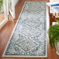 thumbnail image 2 of SAFAVIEH Tulum Lynwood Traditional Runner, 2' x 9', Ivory/Blue, 2 of 8