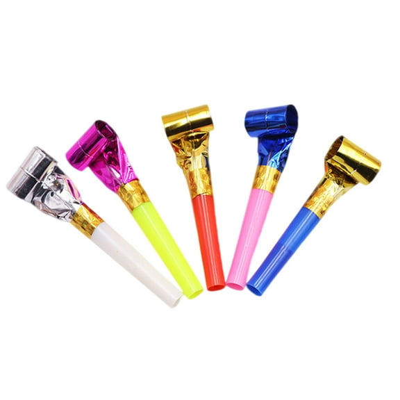 Jiandong kids whistle 20PCS Bulk Paper Party Blowouts for Children(8.46X0.83X0.83Inch)
