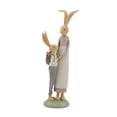 thumbnail image 2 of Resina Estatua de la familia Family Bunny para ventana Sill Bonsai Decor Stfel Mamá e hijo, 2 of 8