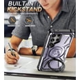 thumbnail image 4 of Compatible with Samsung Galaxy S24 Ultra Case Magsafe Stand Heavy Duty Case for Men Women Magnetic Shockproof Protective Ostand Purple, 4 of 10
