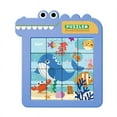 thumbnail image 1 of Slide Puzzle Interactive Interesting Fine Workmanship Creative Multifunctional Thinking Logic Training ABS Digital Sliding Puzzle Cartoon Educational Toy for Kindergarten, 1 of 6