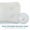 thumbnail image 4 of CoastaCloud Bath Pillow, Bathtub Spa Pillow with 4D Air Mesh Technology and 4 Suction Cups, Helps Support Head, Shoulder and Neck, Fits All Bathtub, Hot Tub and Home Spa, 4 of 7