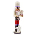 thumbnail image 1 of Handpainted Wooden Nutcracker Santa Claus Xmas Ornament Toy Christmas Party, 1 of 8