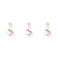 thumbnail image 1 of Becaristey Multi-size Colorful Hollow Out Binder Notes Clips Letter Paper Clip Office orange S 3Set, 1 of 6