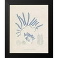 thumbnail image 2 of Vision Studio 12x14 Black Modern Framed Museum Art Print Titled - Blue Marine Algae II, 2 of 5
