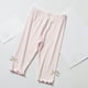 thumbnail image 2 of Odeerbi 2-12 Años Niñas Modal Leggings Stretchy Tights Pantalones Color Sólido Suave Elástico Bow Tie Pantyhose, 2 of 5