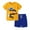 Yellow Top + Blue Shorts, variant on LYMAYTER Kids Boys T-Shirt Shorts Set 2PCS Toddler Short Sleeves Cartoon Tees Shirt + Solid Color Shorts Outfit for 2-8 Years