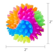 Multicolor Light-Up Spikey Ball, Party Favor, by Way To Celebrate