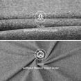 thumbnail image 5 of Htwon Mens Thermal Underwear Set Ultra Soft Microfiber Thermal Underwear for Men Long Johns Sets (Gray, XL), 5 of 12