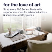 Strathmore 400 Series Sketch Paper Pad, Toned Tan, Side Wire Bound, 9x12 inches, 50 Sheets (80lb/118g)