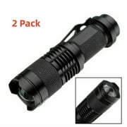 2 Pack 20000 LM LED Flashlights, Powerful Handheld Mini Tactical Flashlight, Ultra Bright Zoomable Flashlight for Outdoor, Camping, Emergency