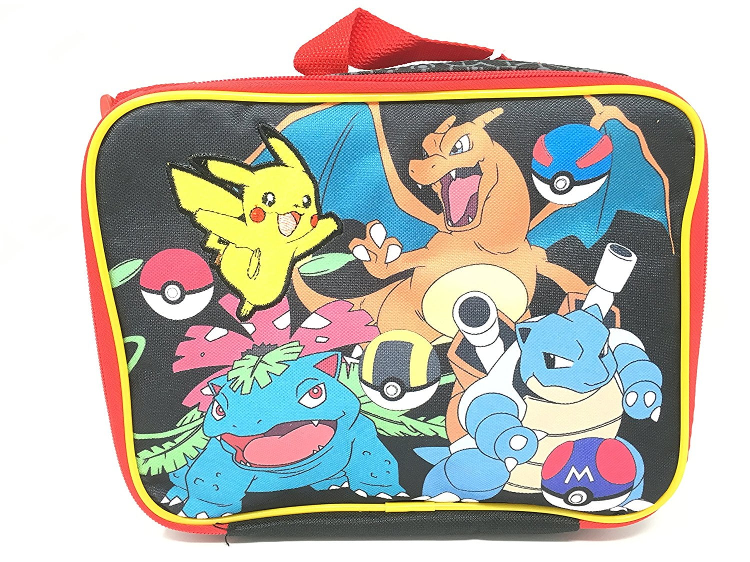 Lunch Bag - Pokemon - w/Friends Poke-Ball Black 185876 - Walmart.com