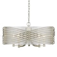 thumbnail image 1 of Zara 5 Light Chandelier in White Gold, 1 of 6
