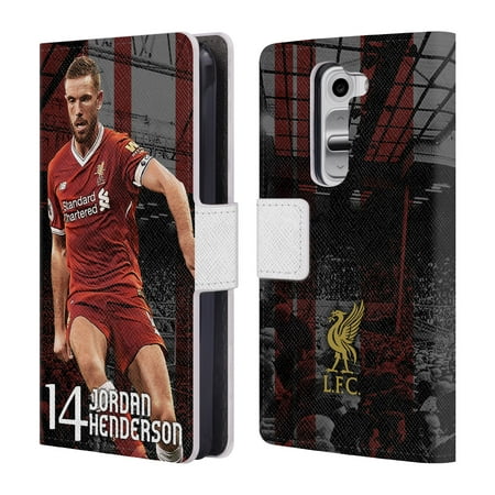 Brown Jordan Miami OFFICIAL LIVERPOOL FOOTBALL CLUB 2017/18 FIRST TEAM 1 LEATHER BOOK WALLET CASE COVER FOR LG PHONES 2 ()