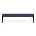 thumbnail image 4 of Lesro Lenox Steel Polyurethane 3-Seat Waiting Room Guest Bench in Black/Castillo Batik Blue, 4 of 5