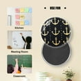 thumbnail image 5 of Glass Refrigerator Magnet 6Pcs Magnetic Fridge Sticker,Decor for Kitchen,Whiteboard,Cabinet,Golden Anchor Pattern Art, 5 of 5