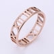 thumbnail image 1 of Anillo de acero de titanio europeo y americano, anillo de joyería de acero inoxidable hueco simple para mujer, anillo de pareja para hombres, 1 of 6