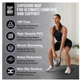 thumbnail image 5 of Premium Large Exercise Floor Mats, 7 MM Workout Mats for Home Gym Thick, Heavy-Duty Floor Mat for Gym, Cardio, Weightlifting, Exercise Equipment, Shoe-Friendly 7' X 5', 5 of 9