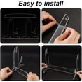 thumbnail image 3 of 1 Set Sword Stand Acrylic Sword Holder Display Two-Layer Desktop Sword Organization Light Saber Display Stand for All Swords Flute Easy to Install and Showcase, 3 of 7