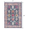 thumbnail image 3 of 2â€™ x 13â€™ Navy Traditional Decorative Runner Rug, 3 of 8