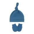 thumbnail image 2 of Mifelio Baby Hats & Autumn 06 Knotted Infant Old and Cap Soft Hats Girls for Boys Hats Month Toddler Organic Baby Warm Mittens Winter Gloves Baseball Caps Baby Hats Newborn P, 2 of 2