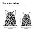 thumbnail image 4 of Bingfone Similar To Leopard Print Drawstrings Backpacks Bags For Men Women Gym Drawstrings Bag, 4 of 9