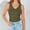 Army Green, variant on Women's Ribbed Knitted Tank Top V-Neck Solid Color Workout Training Sleeveless Shirts Summer Fashion Casual Comfortable Undershirts Vest