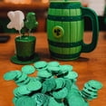 thumbnail image 4 of Minkissy 100Pcs Party Favors Coin Models Green Plastic Decoration Collection For Festive Atmosphere, 4 of 6