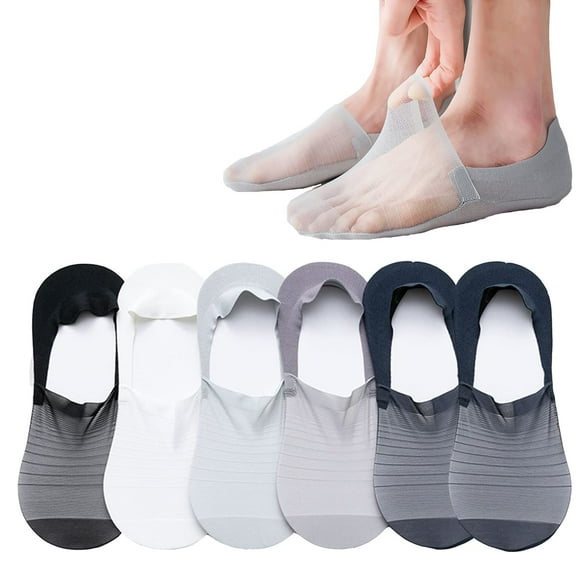 Socks 6 Pairs for men and women, Invisible Ice Silk Breathable Socks