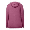 thumbnail image 6 of Enjoytime Lightweight Hoodies for Women Long Sleeve Solid Color Pullover Tops Winter Casual Fashion Sweatshirt with Pocket, 6 of 6