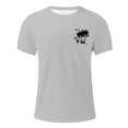 thumbnail image 4 of Gyexs Mens Summer Hawaiian Shirts Classic Fit Short Sleeve Graphic Tee Tops Casual Soft Comfortable Oversized Pullovers Light Gray, Size XXXL, 4 of 4
