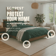 Bed Bug Blocker (Pro) Interceptor Traps — 4 Pack | Interceptors, Monitors, and Detectors for Bed Bugs
