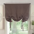 thumbnail image 4 of HAOAN Contemporary White Solid Print Kitchen Curtains  30 x 46 In, 4 of 7
