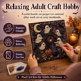 thumbnail image 5 of Zydvens Halloween Pearl Art DIY Kit - 3D Diamond Painting Gems Bead Crafts with Tools Set Spooky Cute Fall Home Wall Decor Beginner Adults Seasonal Gifts Accessories, 5 of 8
