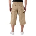 thumbnail image 6 of Men's Cargo Shorts 3/4 Relaxed Fit Casual Work Shorts Cotton Elastic Waist Outdoor Hiking Shorts with Multi Pockets Khaki XXXL, 6 of 6