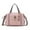 Pink Charcoal, variant on MKF Collection Opal Vegan Leather Medium Weekender Handbag for Women by Mia K - Red Pewter