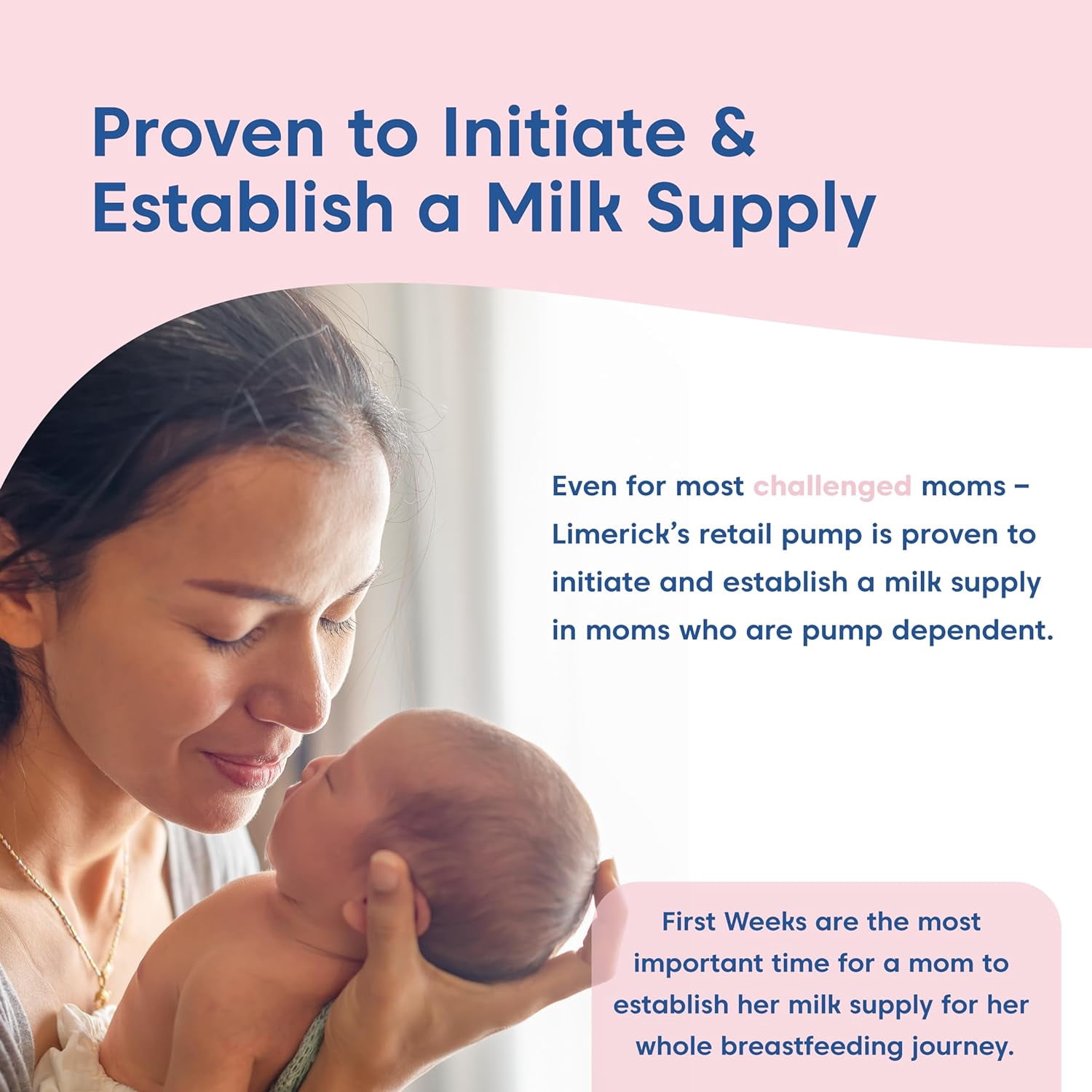 Limerick PJ's Comfort Electric Breast Pump, Hospital Grade Compression & Vaccum Technology, Dual Soft Silicone Breast Cups