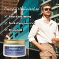 thumbnail image 3 of Cera para el cabello para hombre, fijación fuerte, acabado mate, fácil de enjuagar con agua, acabado natural, 100 g, 3 of 5