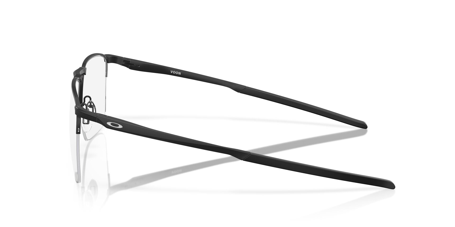 Oakley Men's Size 55 Voon Optical Glasses, Satin Black/Demo Lens