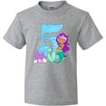 thumbnail image 3 of Inktastic Fifth Birthday Mermaid Youth T-Shirt, 3 of 5