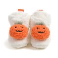 thumbnail image 6 of Baby Boys Girls Halloween Slippers Plush Ankle Booties Winter Warm Socks Shoes Kids Crib Footwear Prewalkers, 6 of 6