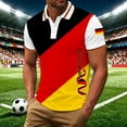 thumbnail image 2 of Family Matching Soccer Jersey T Shirts for Men Boys Germany Flag Printed Short Sleeve Football Fan Tops, 2 of 5