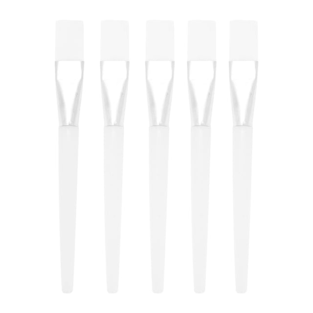 Unique Bargains 5 Pcs Soft Face Mask Applicator White
