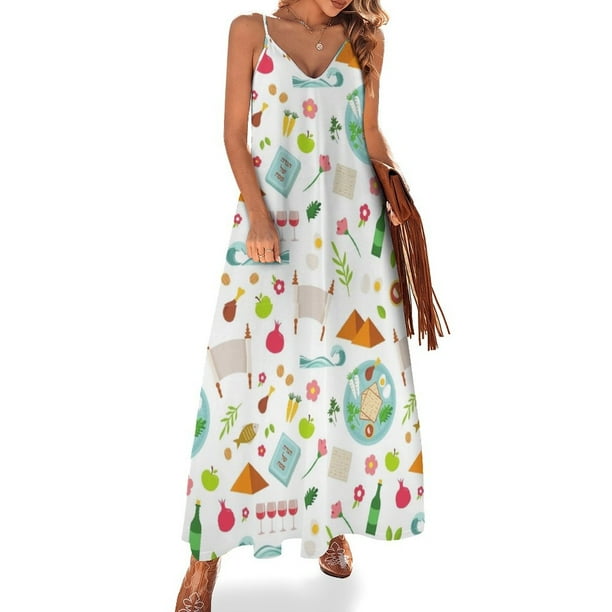 Nuevos iconos de Pascua Vestido sin mangas Conjuntos de verano para mujer Ropa de mujer