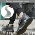 thumbnail image 6 of Safety Trainers Slip Resistant Steel Toe Cap Trainers for Men Women Puncture Proof Industrial Work Shoes Breathable Comfortable, 6 of 7