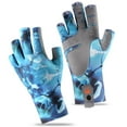 thumbnail image 1 of Fingerless Fishing Gloves Ice Silk Anti-slip Breathable Sun Protection Gloves, 1 of 8