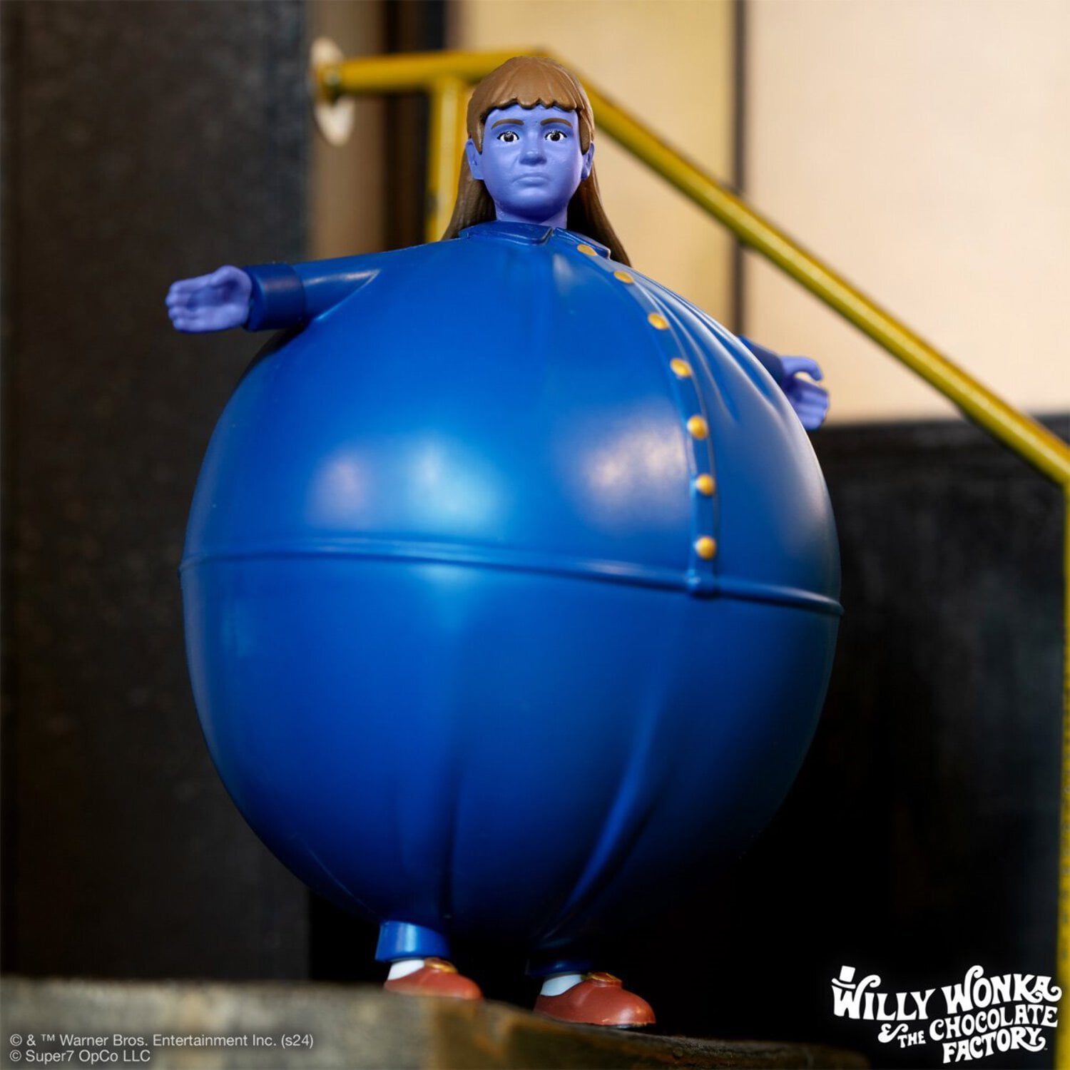 Willy Wonka Violet Beauregarde Blueberry ReAction Figure - Walmart Business  Supplies, image size:1500x1500