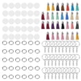 thumbnail image 4 of Juego de 30 Espacios en Blanco para Llaveros de Acrílico - Incluyendo 30 Piezas de Llavero + 30 Piezas de Anillo Dividido + 30 Piezas de Colgante Redondo de Acrílico + 30 Piezas de Borla para Llavero Unbranded 1218210048311, 4 of 7
