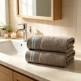 thumbnail image 4 of Huzdenx 2‑Piece Cotton Hand Towel, Soft Highly Absorbent Durable Bathroom Towel, Reusable Daily Household Towel for Kitchen & Bathroom, Multiple Colors Available, 4 of 4